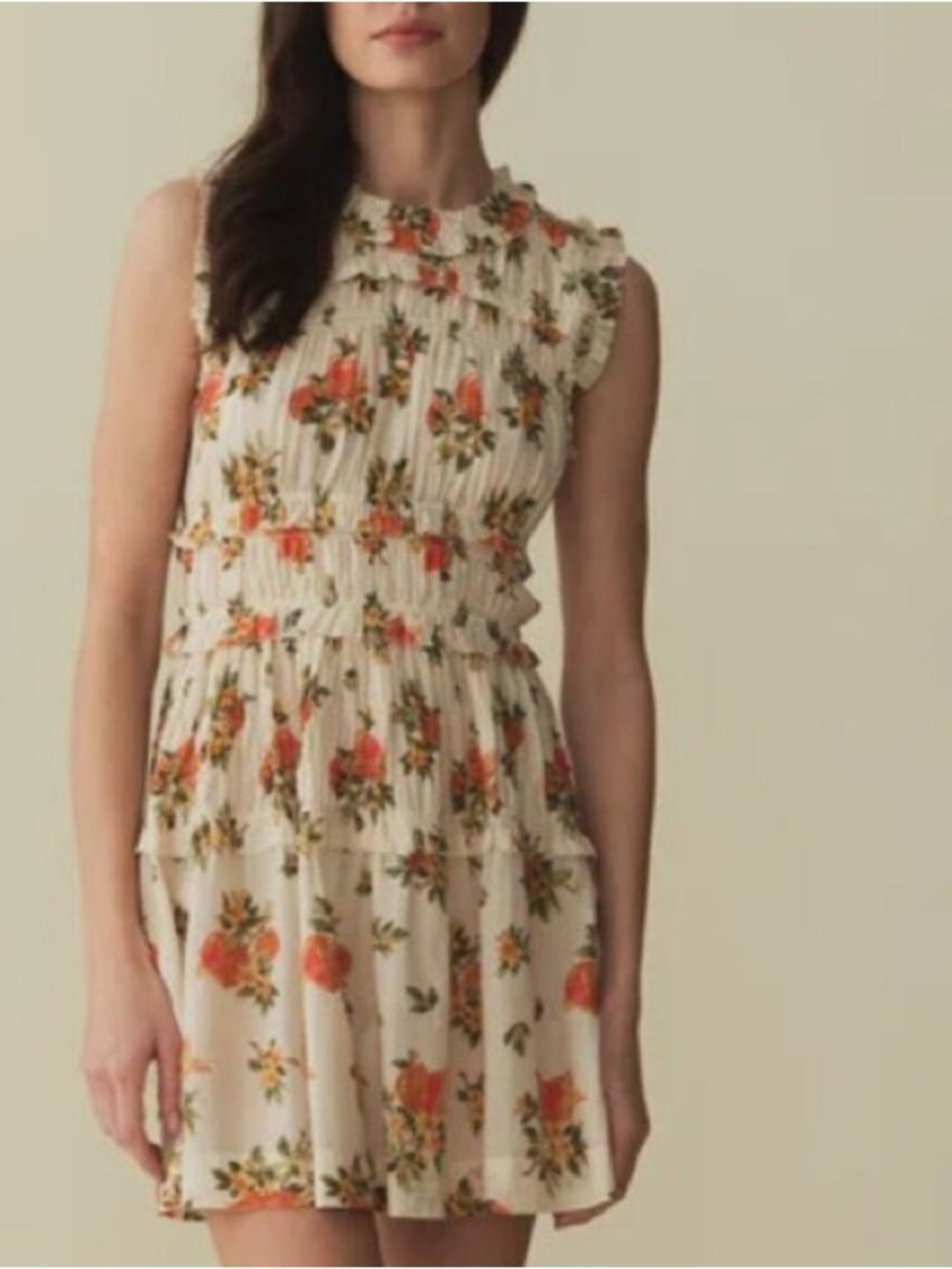 Dôen Martha Dress in Orangerie Floral - Size Small - Picture 3 of 13